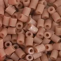 Bulk huidskleur 2,6mm strijkkralen voor DIY-knutselen met gladde plastic afwerking - 10g/Verpakking (ca. 1000 stuks) / Huidskleur (G14)