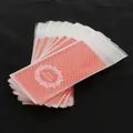 Pink polka dot self-adhesive lipstick packaging bags with floral wreath and Only You text - 100 Pieces/Pack (5x10+3cm) / Pink Only You Pattern