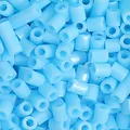 Hemelblauwe 2,6 mm strijkkralen voor DIY-knutselwerk van hoogwaardig kunststof - 10g/Verpakking (ca. 1000 stuks) / Hemelsblauw (C04)
