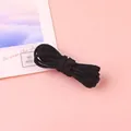 Schwarze 3mm Wildlederimitat-Kordelrolle für DIY Armbänder und Halsketten - In Rolle / Schwarz