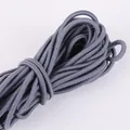 Strapazierfähiges dunkelgraues Gummiband rund mit hoher Elastizität für DIY - 2.5mm / Dunkelgrau