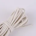 Haltbare weiße elastische Rundkordel für DIY-Nähen mit hoher Dehnung und Faserstruktur - 2.5mm / Gebrochenes Weiß
