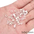 Frosted silver copper beads 5x3x2.5mm for DIY handmade jewelry bracelets and necklaces - Honeycomb Curved Bead (FGT674) / 1 Piece / Silver