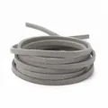 3mm grijs imitatiesuède koord op rol voor DIY sieraden en handwerkprojecten - Lichtgrijs
