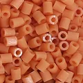 Levendige oranje 2,6mm strijkkralen voor DIY-knutselen met gladde cilindrische textuur - 10g/Verpakking (ca. 1000 stuks) / Oranje (G13)