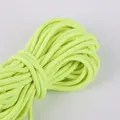 Haltbare elastische Rundkordel in Neon Gelbgrün für DIY-Nähen und Bastelbedarf - Fluoreszierendes Gelbes Kabel 2 Mm Durchmesser 5 Meter/packung (es Kann Eine Verbindungsstelle Geben).