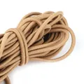 Haltbare khakifarbene runde elastische Kordel mit geflochtener Textur für DIY-Projekte - Khakifarben 2 Mm Durchmesser Draht 5 Meter/packung (ggf. Mit Einem Stecker).