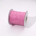 Rollo de cordón encerado rosa para joyería artesanal y accesorios de tejido DIY - 1.0mm / Rosa Palo