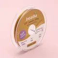Golden nylon coated 0.6mm stainless steel wire for DIY jewelry making 30m spool - 40m Roll / 0.5mm / Korean Made Gold
