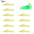 Set mit 10 gelben Nadeleinfädlern in Fischform aus Kunststoff für die Nähmaschine - Gelber Fischform Nadeleinfädler / Gelb