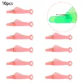 10er-Pack rosa Nadeleinfädler in Fischform mit rutschfestem Kunststoffgriff und Metallhaken - Rosa Fischform Nadeleinfädler / Rosa