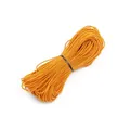 Haltbare leuchtend orangefarbene elastische Kordel mit hoher Elastizität und Band - 1mm / Orange