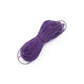 Langlebige tiefviolette Gummikordel für DIY-Schmuck und Nähen mit Flechtstruktur - 1mm / Lila