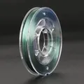 0.8mm emerald green elastic flat crystal cord on clear spool for bracelet making - Dark Green