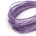 Vibrant purple round faux leather cord for handmade DIY jewelry making and weaving - Purple