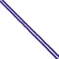 DIY jewelry beads in violet purple glass with polished round finish for bracelets - Sapphire Blue