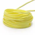 3mm leuchtend gelbe Wildlederimitat-Kordel für DIY Halsketten und Armband Webprojekte - 1m (Breite 2,8mm) / Gelb