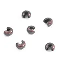 Set van 6 antieke koperen knijpkraal verbergers voor handgemaakte DIY sieraden maken - Antiek Koper