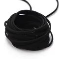 3mm schwarzes Wildlederband für DIY-Halsketten und handgefertigte Traumfänger-Materialien - 1m (Breite 2,8mm) / Schwarz