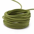 Olivgrüne 3mm Wildlederimitat-Kordel Rolle für DIY-Schmuck und Traumfänger - 1m (Breite 2,8mm) / Grün