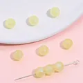 Translucent yellow iridescent acrylic beads for DIY handmade jewelry and necklaces - Yellow