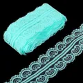 Pizzo verde menta con motivi a cuore per accessori per capelli fai-da-te e artigianato - Stile Largo / verde chiaro