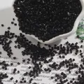 2mm black glass bugle beads for DIY jewelry and embroidery stored in a white ceramic bowl - 2mm 15g/Pack (Approx. 700 Pieces) / Black