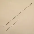 Two sizes of stainless steel beaded needles for DIY jewelry making and handicraft projects - 5.8cm