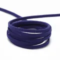 3mm dunkelblaues Wildlederband aus Samt für DIY Armbänder und Bastelarbeiten - 1m (2,8mm Breite) / Dunkelblau