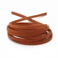 3mm braunes Wildlederband für Schmuckherstellung und DIY Kunsthandwerksprojekte - 1m (2,8mm Breite) / Orange