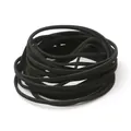 Schwarze 3mm Wildlederimitat-Kordel für DIY-Schmuck und handgewebte Bastelarbeiten - 4m (Breite 2,5-2,6mm) / Schwarz