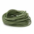 3mm grasgrüne Wildleder-Imitat Schnur Spule für DIY Schmuck und Handwerksprojekte - 4m (Breite 2,5-2,6mm) / Grün