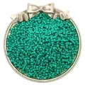 2mm matte turquoise glazen kralen voor DIY sieraden maken in een vintage schaal - Groot Materiaalpakket / Pauwgroen