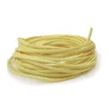 Flache hellgelbe Wildleder-Kordel für DIY-Schmuckherstellung und Traumfänger-Basteln - 4m (Breite 2,5-2,6mm) / Gelb