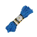 Blue metallic ric rac wavy trim ribbon for DIY sewing projects and clothing decoration - 15 Yards/Pack (Approx 25g) / Lake Blue