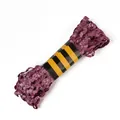 Metallische fuchsia gewellte Zackenlitze für DIY-Bastelarbeiten und Dekorationen - Breite 8mm, 15 Yards/Packung / Metallic Rosa