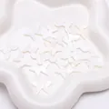 Cute white natural shell butterfly charms for DIY jewelry making and handmade necklaces - Butterfly