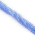 Sky blue faceted bicone crystal glass beads for DIY jewelry and handmade crafts - 4mm (Approx. 80-85 pcs/strand) / Light Blue