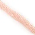 Faceted light pink crystal beads for jewelry making and DIY handmade accessories - 3mm (Aperture approx. 0.9mm, approx. 110-115 pcs/strand) / Water Pink