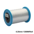 0.25mm clear non-elastic nylon crystal string for DIY jewelry making, 1300 meters per roll - 0.25mm / 1200m