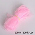 Ροζ κορδέλα οργάντζας 10mm για χειροτεχνίες DIY και συσκευασία δώρου 20 γιάρδες - Ροζ