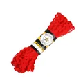 Vibrant red ric-rac wave trim polyester ribbon for sewing and DIY craft decoration - 15 Yards/Pack (Approx 25g) / Red