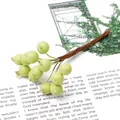 Ramo di bacche verdi artificiali per creazioni floreali fai da te e decorazioni - Bacca Verde Opaca a Lato Singolo