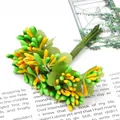 Mazzetto di bacche artificiali verdi e gialle per artigianato fai-da-te e decorazioni - Mazzo di Boccioli di Schiuma a Gradiente Giallo Verde