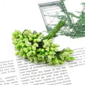 Mazzetto di bacche verdi artificiali per creazioni floreali fai-da-te e decorazione casa - Mazzo di Bacche Smerigliato Verde Fresco