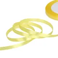 Cinta de raso amarillo limón en rollo para lazos DIY y accesorios de cabello - Amarillo