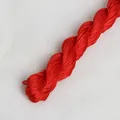Cordino intrecciato a spirale rosso seta per gioielli fai da te e creazione accessori - Rosso