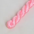 Cordino intrecciato rosa vivace per gioielli fai-da-te con finitura in seta lucida - Rosa