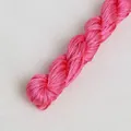 Perzikroze gevlochten sieradenkoord met zijdeglans voor DIY armband projecten - Rozerood