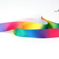 Regenbogenfarbenes Satinband aus Polyester für DIY-Schmuck und Geschenkverpackung - Spez E / Regenbogen